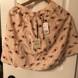 Woman’s size S small Forever 21 Short skirt Nude/Grey/wine